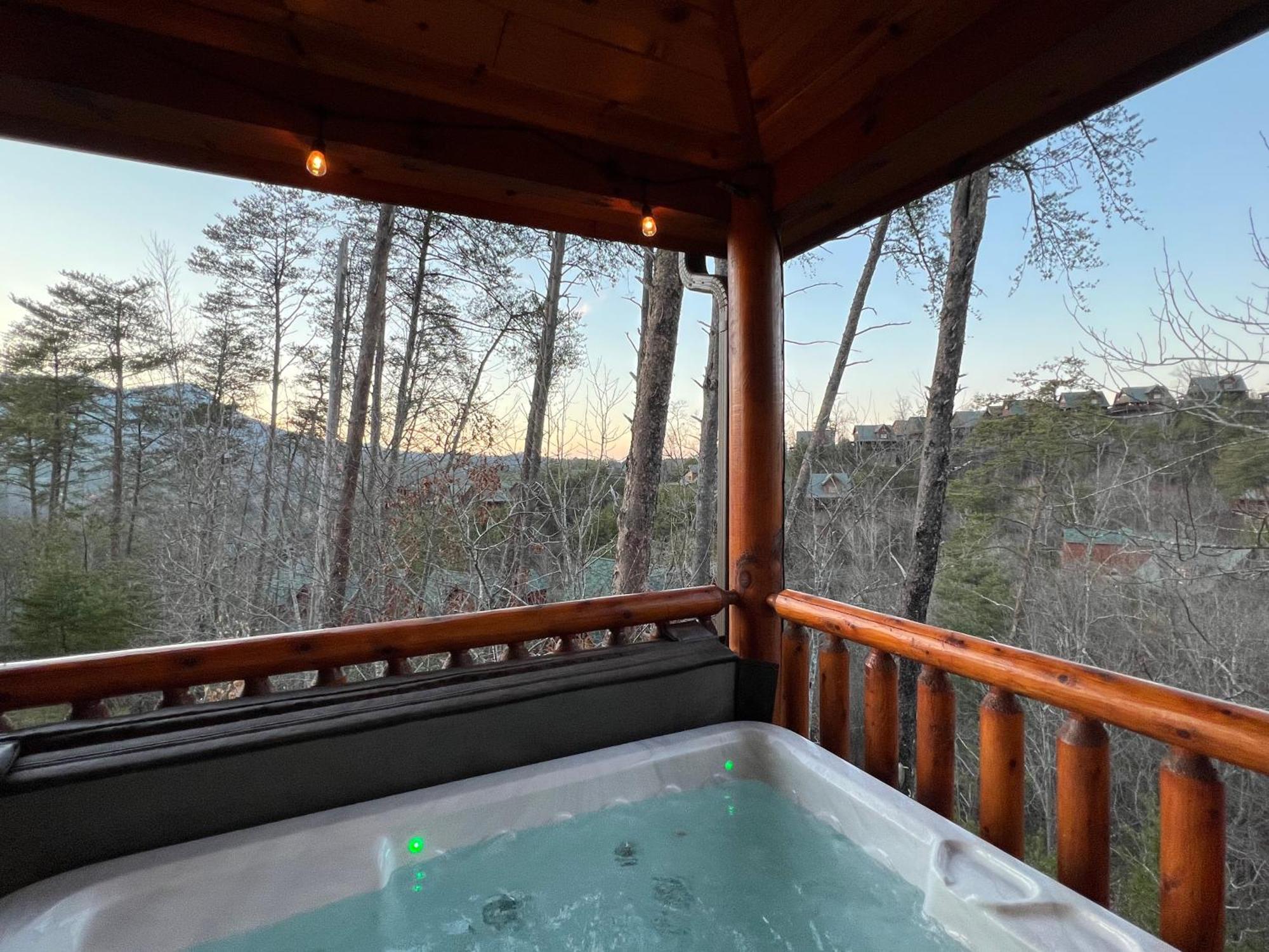 Indoor Heated Pool Hot Tub Cabin Sevierville Bagian luar foto