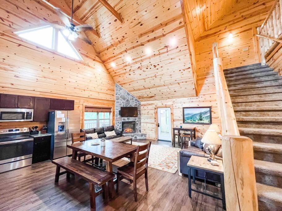 Indoor Heated Pool Hot Tub Cabin Sevierville Bagian luar foto