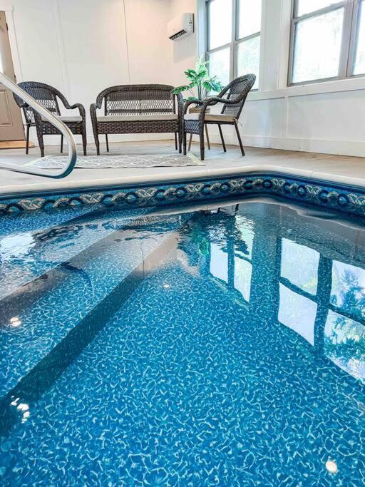 Indoor Heated Pool Hot Tub Cabin Sevierville Bagian luar foto