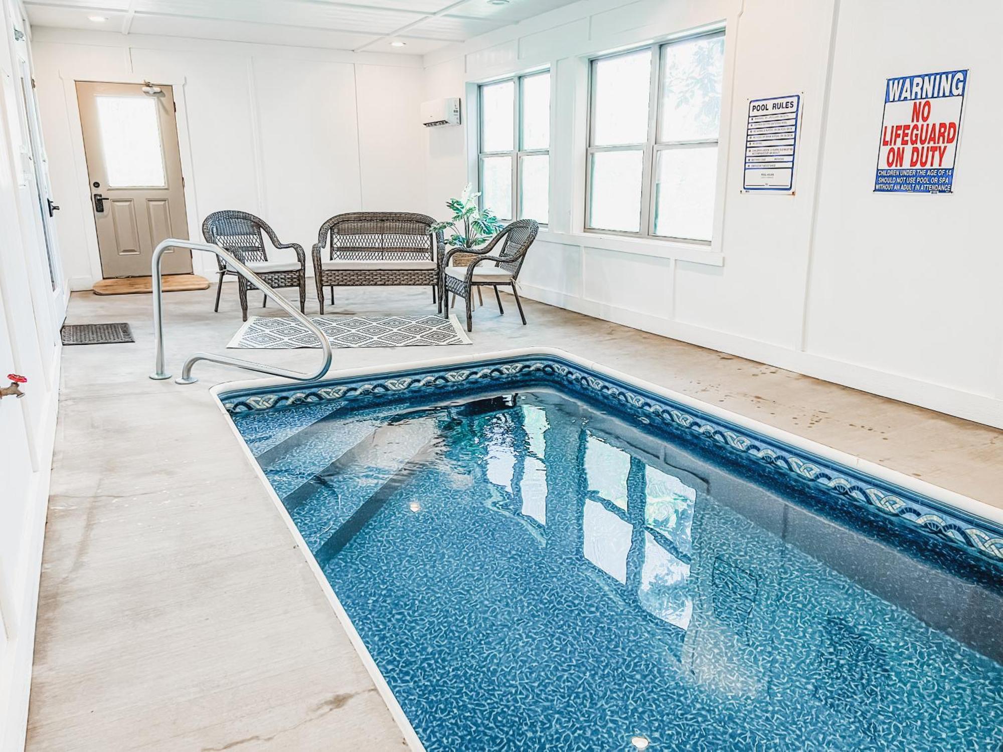 Indoor Heated Pool Hot Tub Cabin Sevierville Bagian luar foto